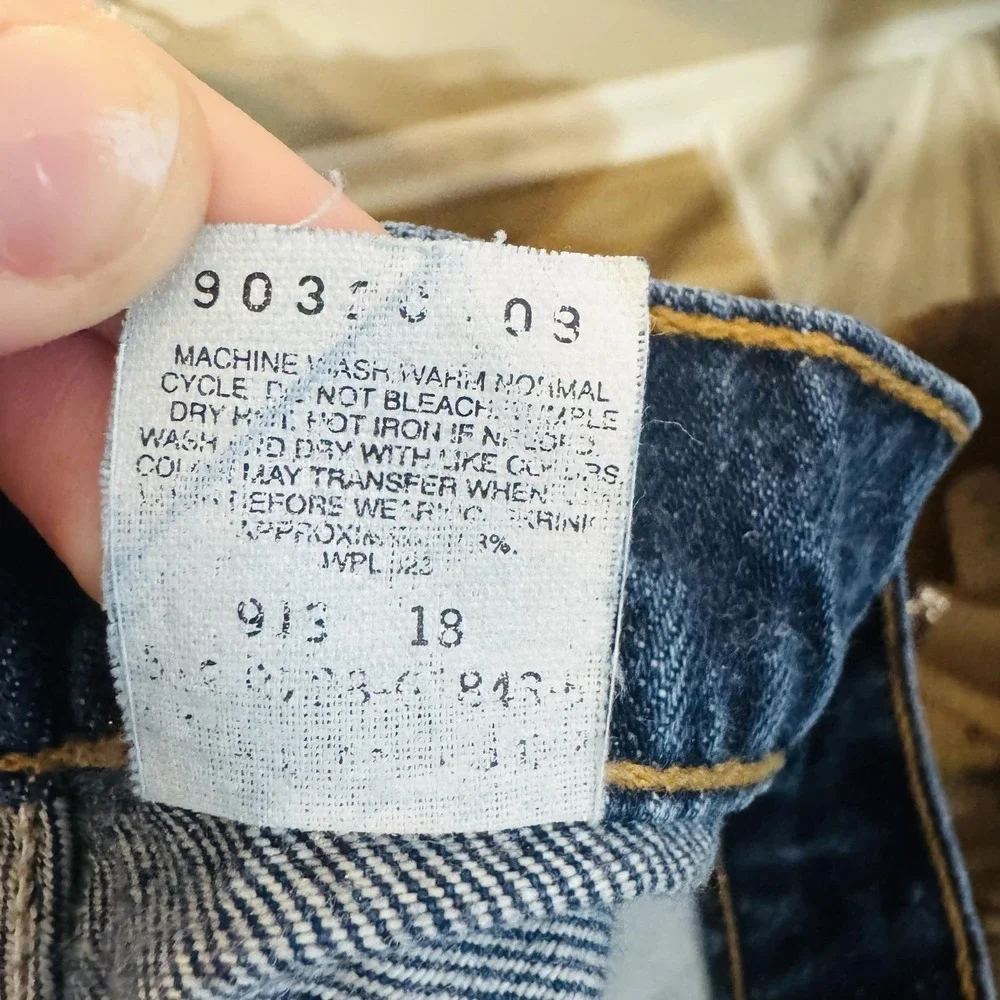 Vintage Levis 517 Jeans Teens 30x33 Blue Denim Regular Fit Bootcut USA Red Tab